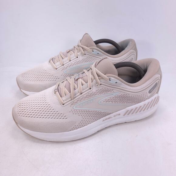 Brooks Ariel GTS 25 Athletic Running Shoe Womens Size 11 1203901B227 Tan - Picture 1 of 10
